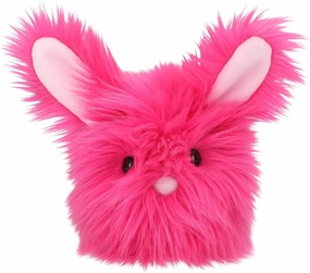 13261 Snukis - Rabbit Soft Toy in Pink, with Long Ears, Plush Approximately 18 cm with a Little White Tail