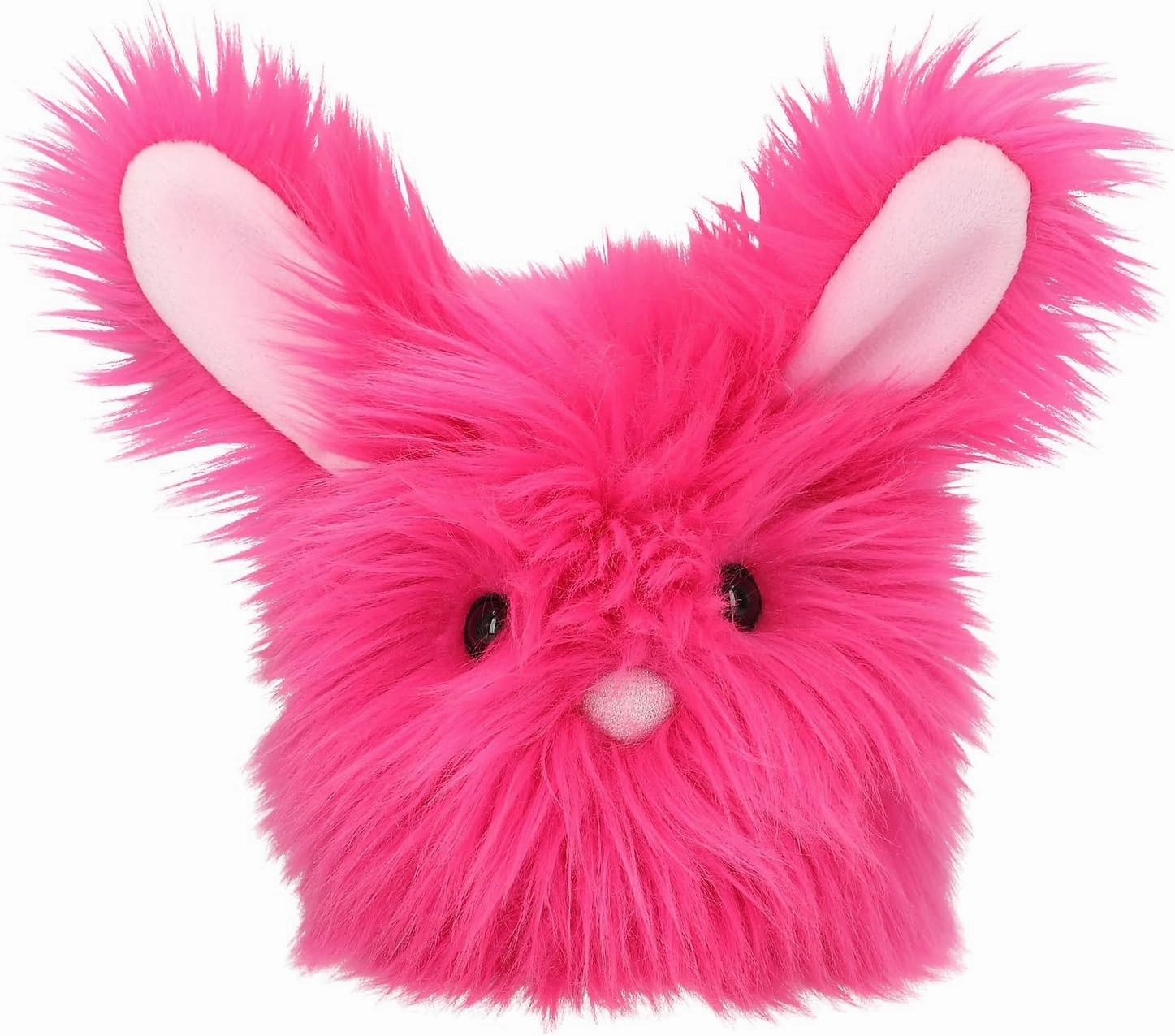 13261 Snukis - Rabbit Soft Toy in Pink, with Long Ears, Plush Approximately 18 cm with a Little White Tail