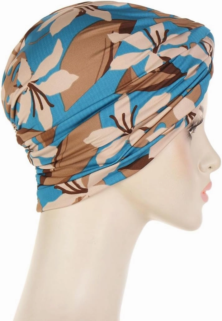3Pack Chemo Turban Headwear Soft Cancer Cap for Women with Hair Loss