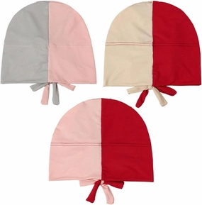 3Pack Women Under Scarf Hat Hijab Undercap Stylish Islamic Muslim Hijab Cap with Tie