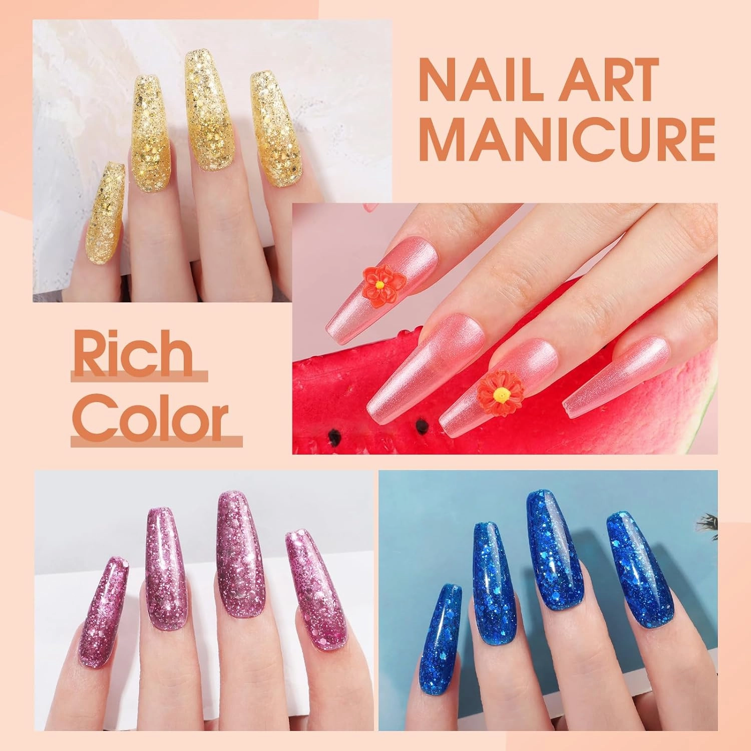 53pcs Gel Nail Polish Kit with U V light and Drill Starter Kit 35 Colors Gel Polish Set 5pcs Top Base Coat Nail Art Supplies French Nail Manicure Kit DIY at Home for Women
