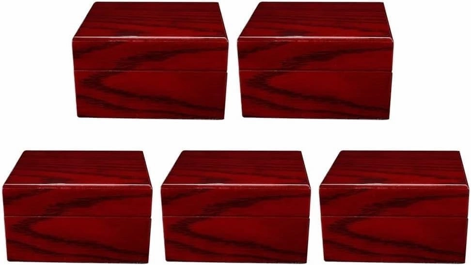 5x Wood Single Watch Box Bangle Bracelet Storage Case Retail Display