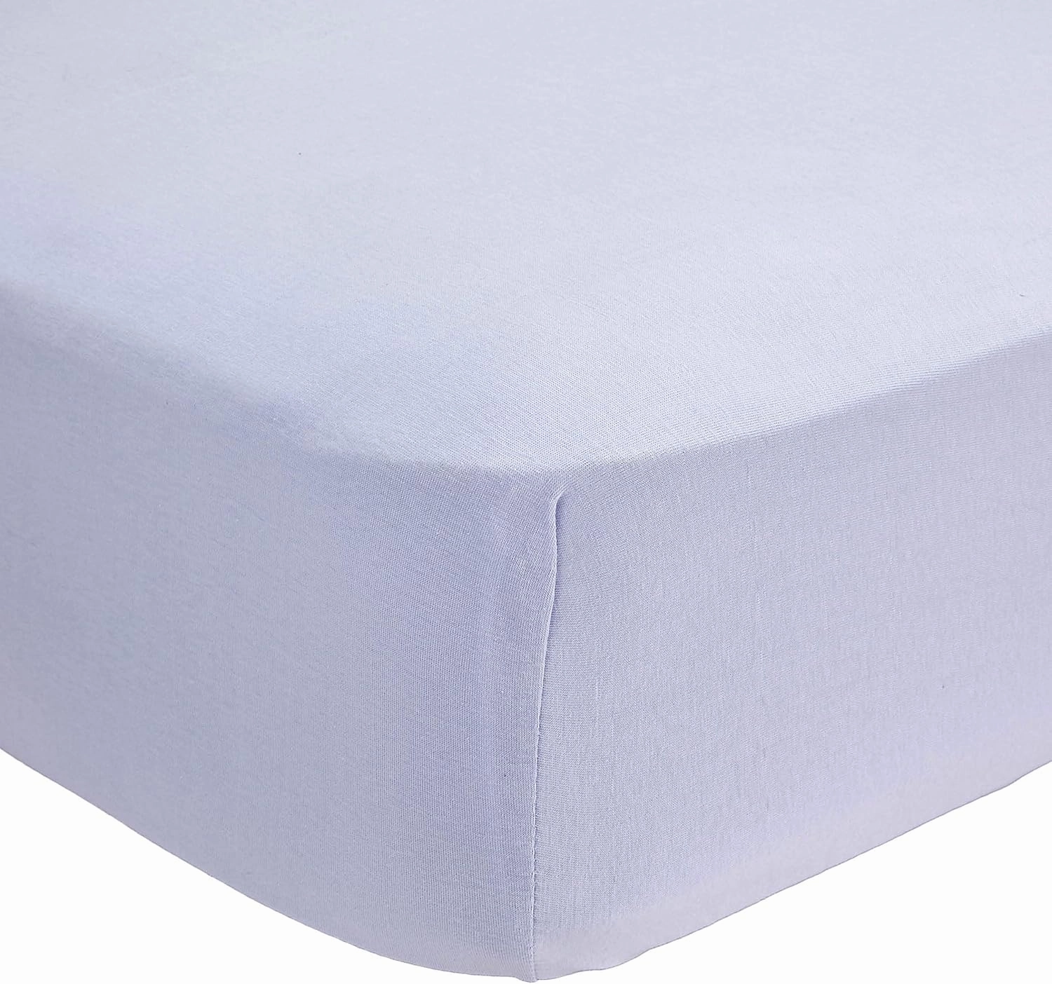 Abstract Fitted Bed Sheet - Ultra Soft Jersey 100% Cotton Sheets - Snug Fitted Bed Sheets for Narrow Twin/Army Cot/Rv Bunk/Camping Cot - Breathable Fabric - Deep Pockets Up to 12 Inch - Blue, 33"x75"