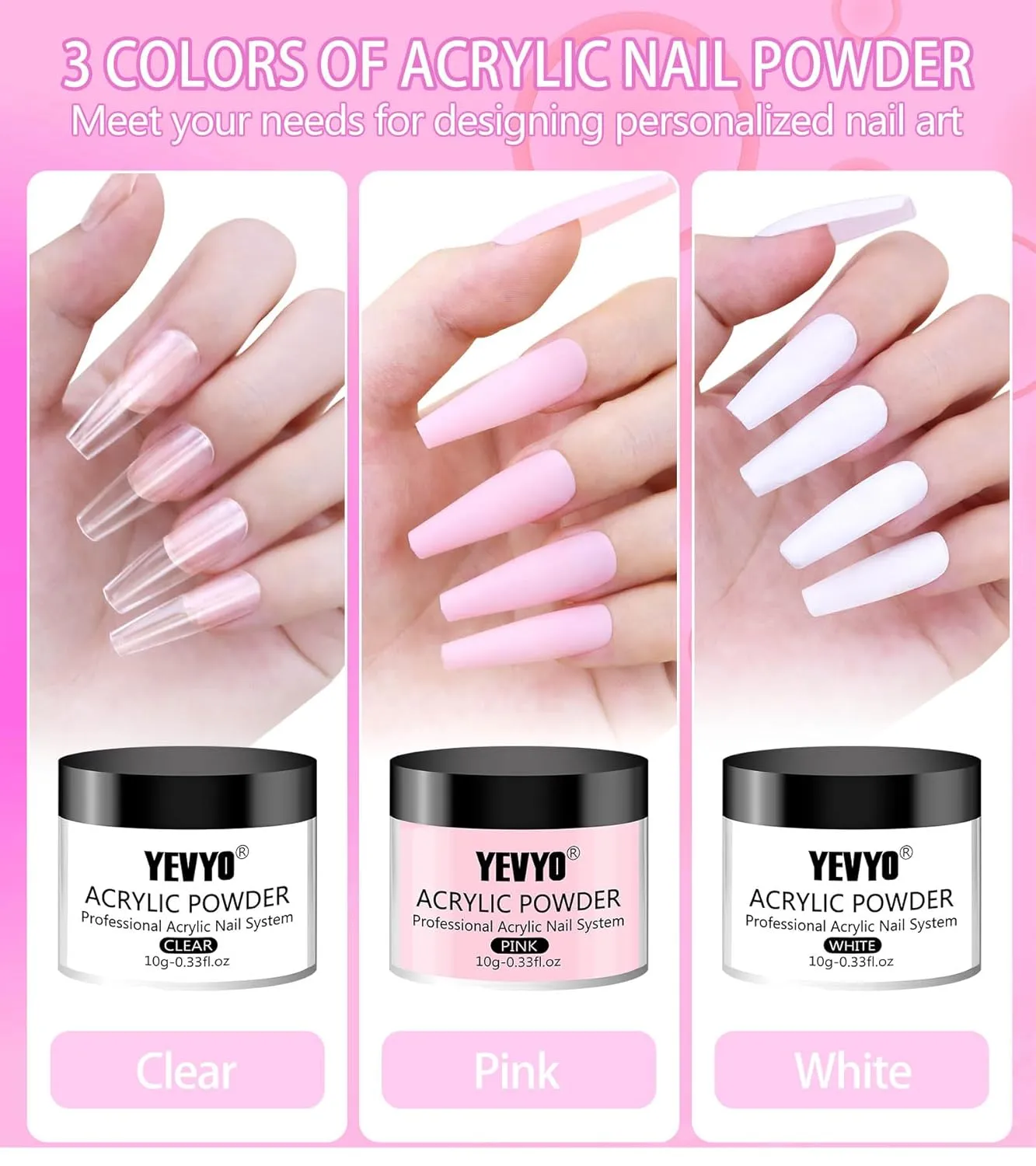 Acrylic Nail Kit, 24 Color Glitter Acrylic Powder Monomer Liquid Set, Nail Kit Set Professional with Everything Acrylic Brushes and 200 Pcs Nail Tips for Extension Beginner