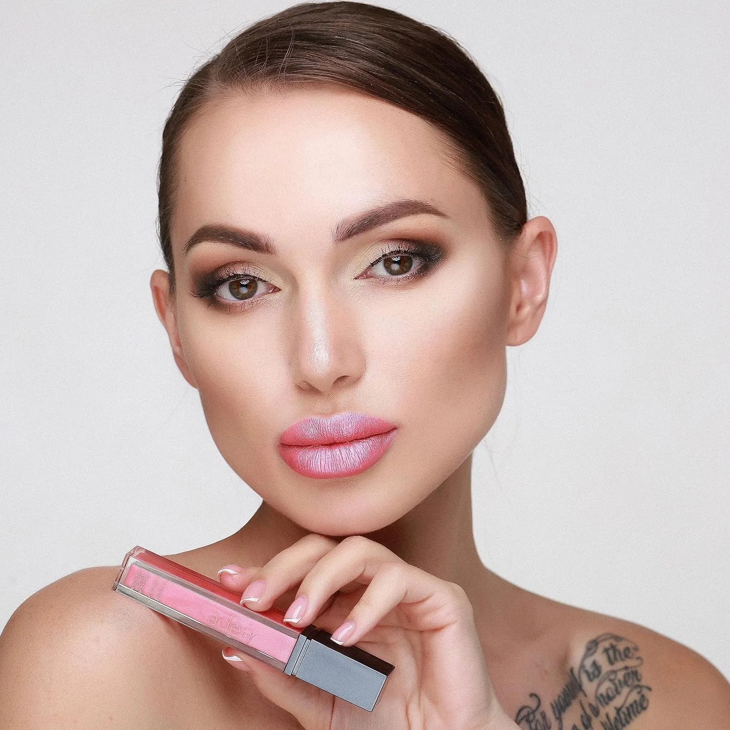 aden - 2 in 1 - Matte Liquid Lipstick & Lip Liner Set - 7ML - Non-Smudge & Quick Drying - Highly Pigmented - Long Duration with Hydration - Made in Italy (13 Sweet Peach)