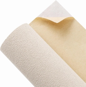 Adhesive Sheets Self Adhesive Felt Fabric DIY Velvet Fabric Flocked Felt Sheets for Art & Crafts, Jewelry Box Felt Liner 14.2" x 98" (Light Beige)