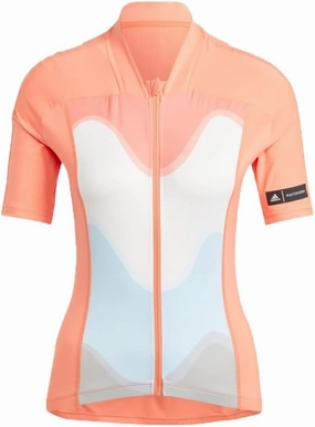 ADIDAS Women's The MARIMEKKO Cycling Jersey, SEMI Coral, Large