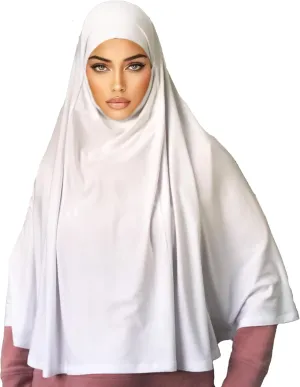 AMAL Niqab Muslim Nikab Women Burka Overhead Jilbab Long Hijab Abaya Khimar (Beige #5)