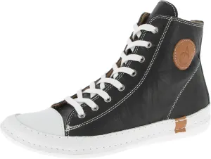 Andrea Conti Women's High Top Trainers, black, 5 Women
