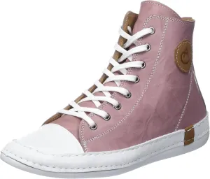 Andrea Conti Women's High Top Trainers, mauve, 6 Women