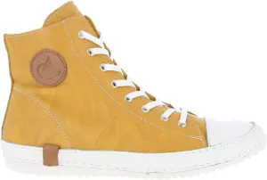 Andrea Conti Women's High Top Trainers, ochre, 8.5 Women