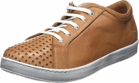 Andrea Conti Women's Trainers, Cognac, 6 Women
