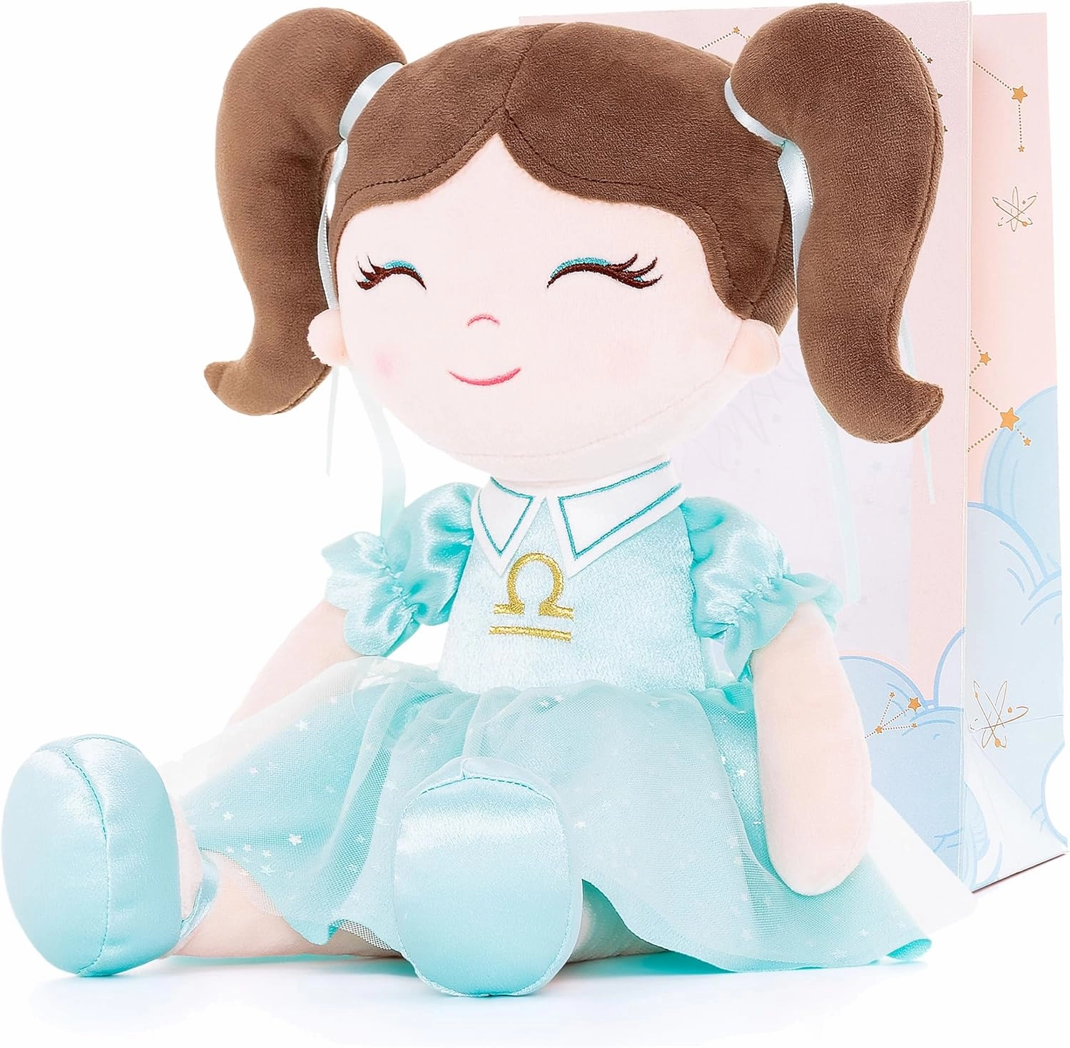 Baby Girl Gifts Plush Dolls Constellations Zodiac Doll Birthday Gift 17 inches Libri