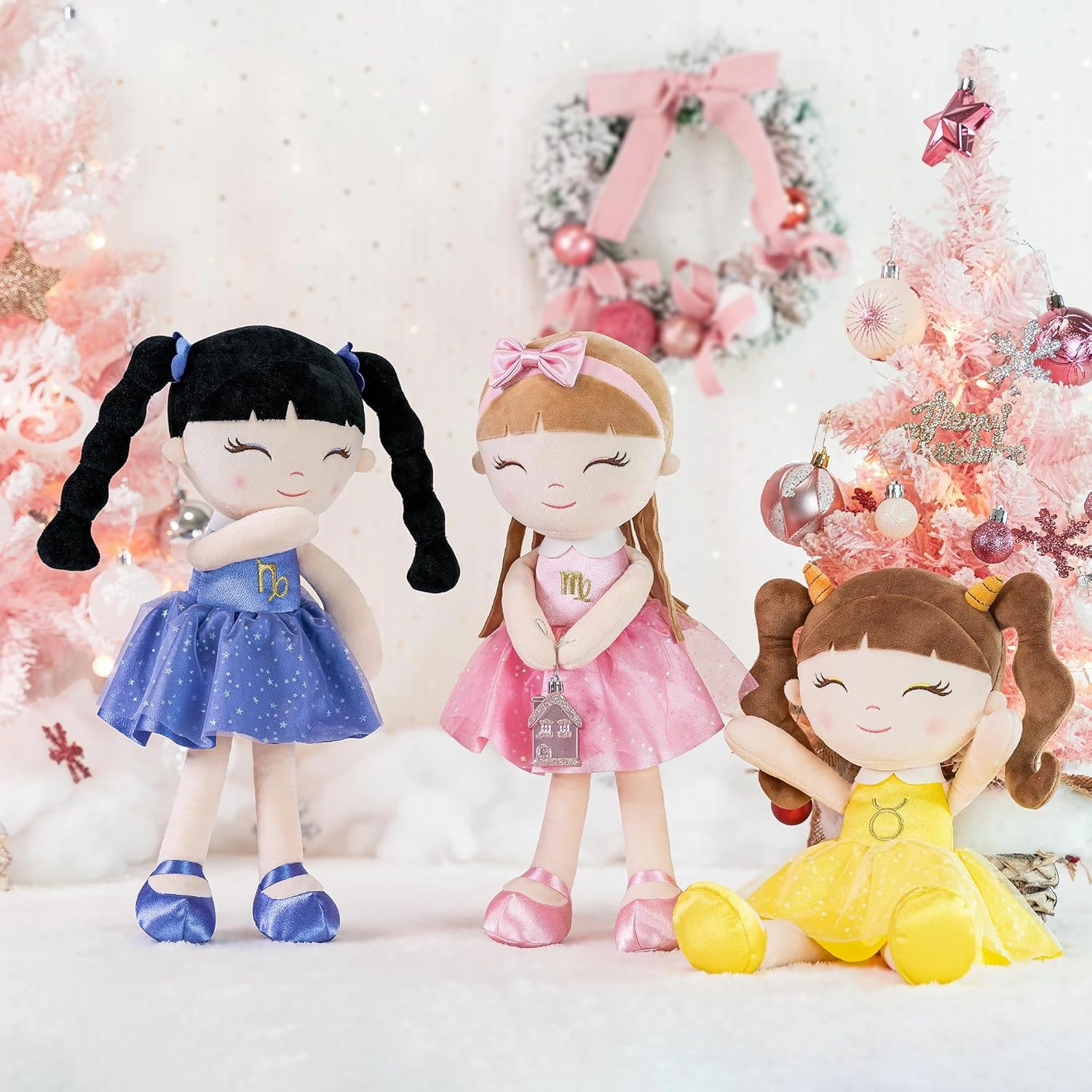Baby Girl Gifts Plush Dolls Constellations Zodiac Doll Birthday Gift 17 inches Libri