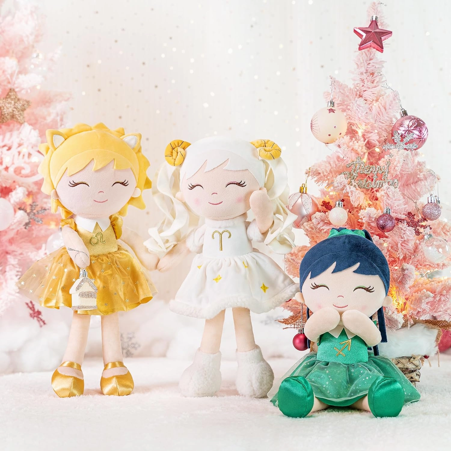 Baby Girl Gifts Plush Dolls Constellations Zodiac Doll Birthday Gift 17 inches Libri