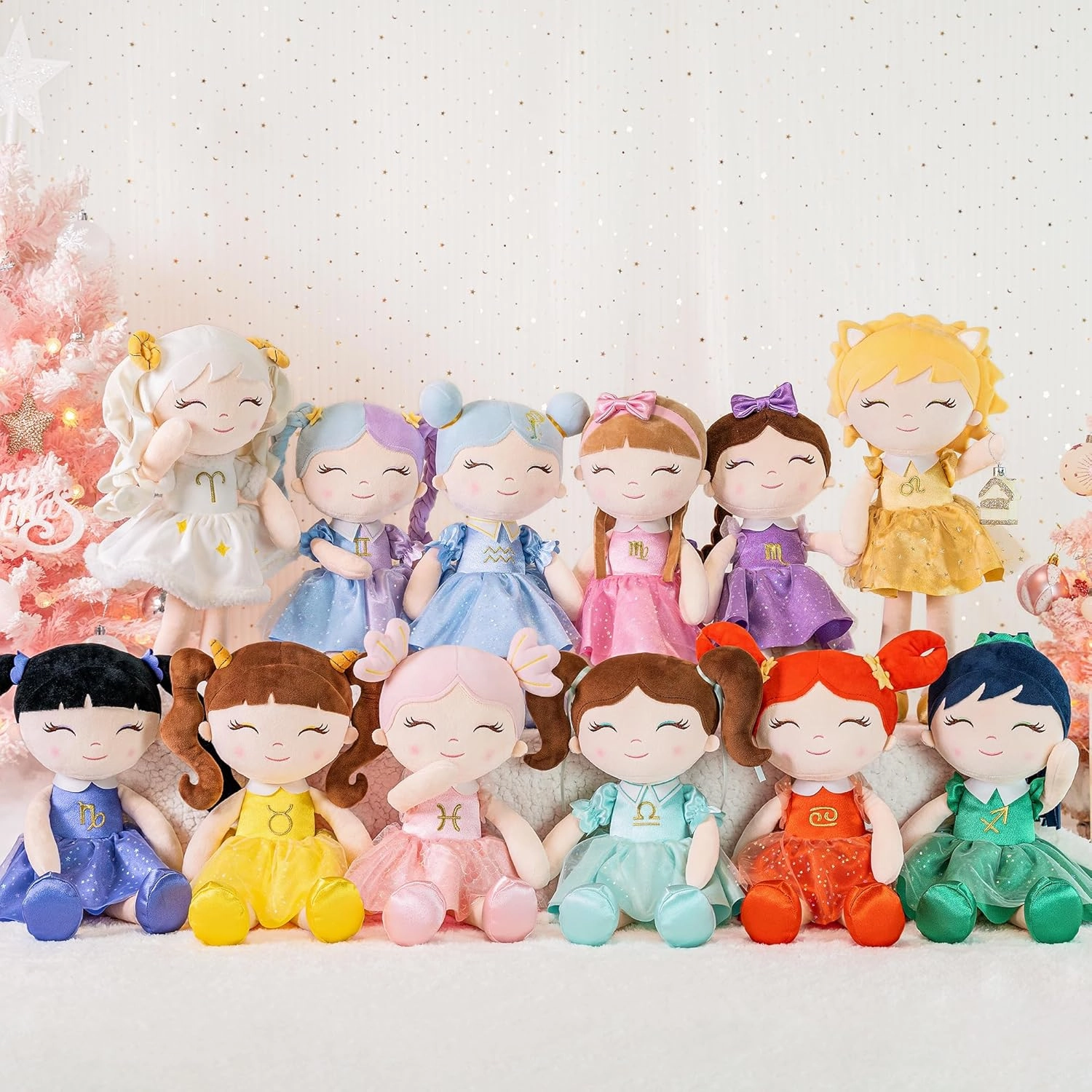 Baby Girl Gifts Plush Dolls Constellations Zodiac Doll Birthday Gift 17 inches Libri