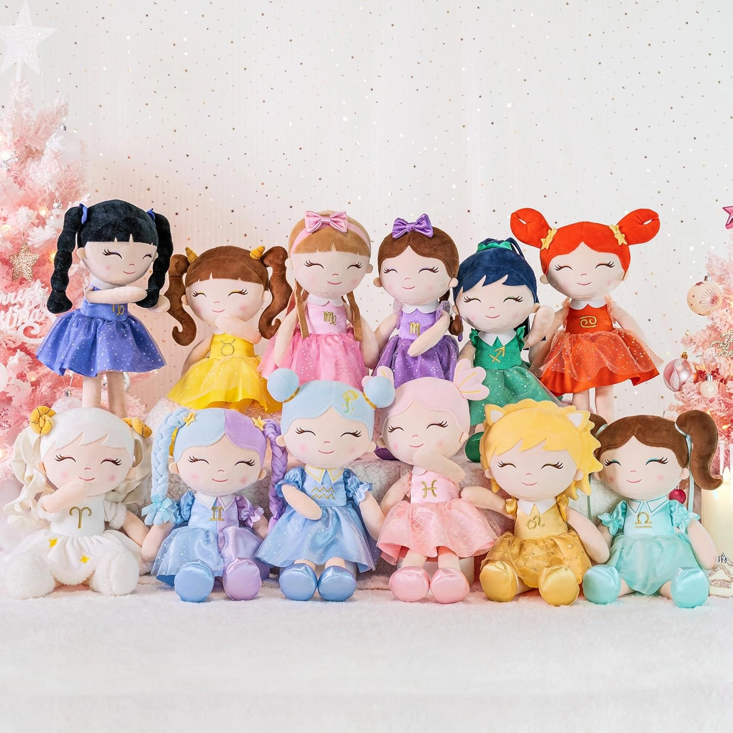 Baby Girl Gifts Plush Dolls Constellations Zodiac Doll Birthday Gift 17 inches Libri