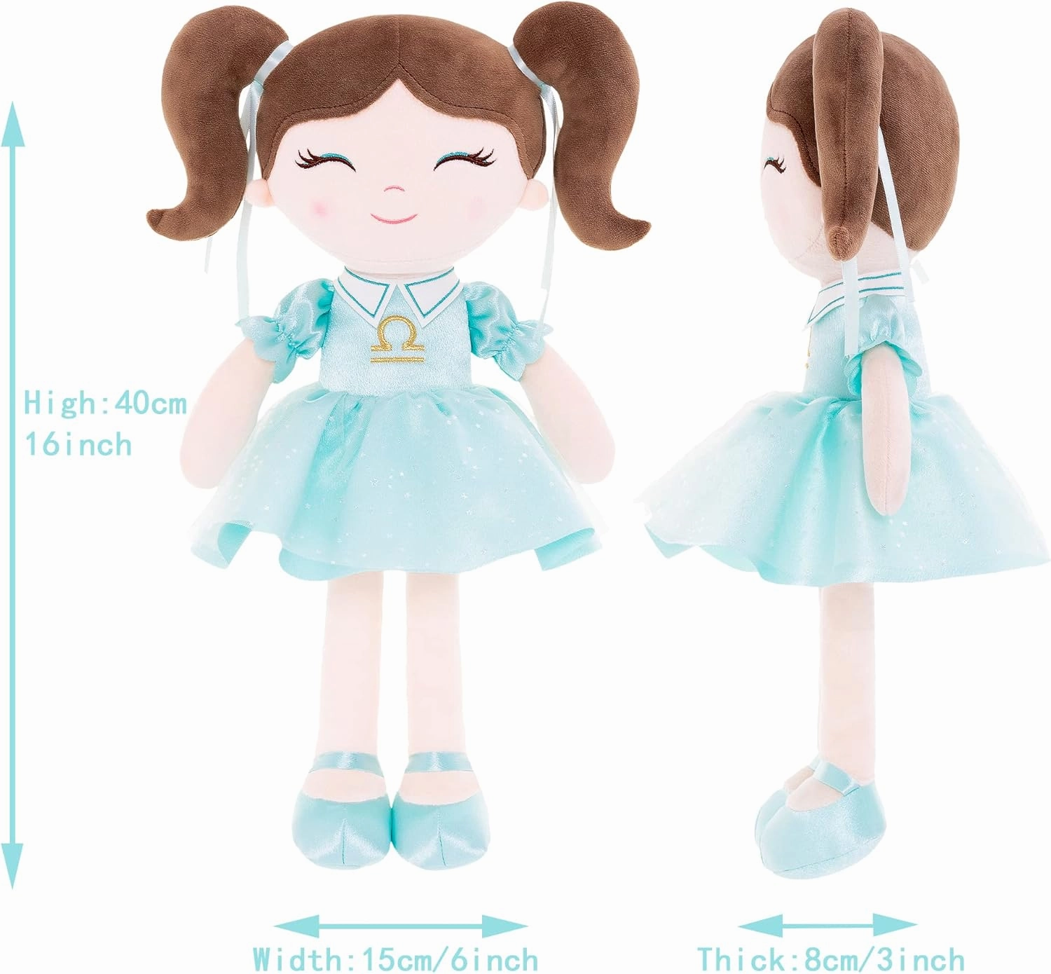 Baby Girl Gifts Plush Dolls Constellations Zodiac Doll Birthday Gift 17 inches Libri
