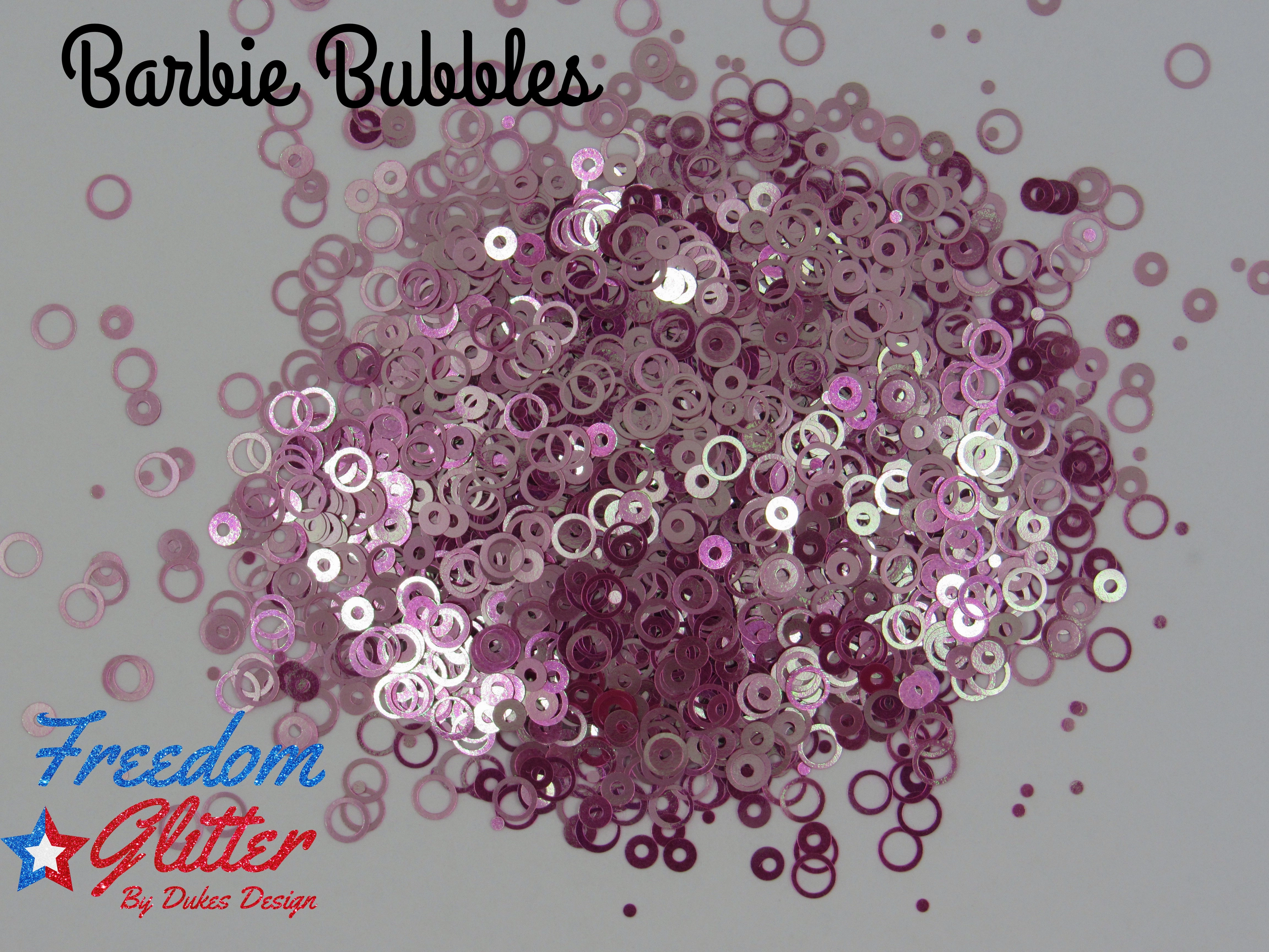 Barbie Bubbles (Shape Glitter)