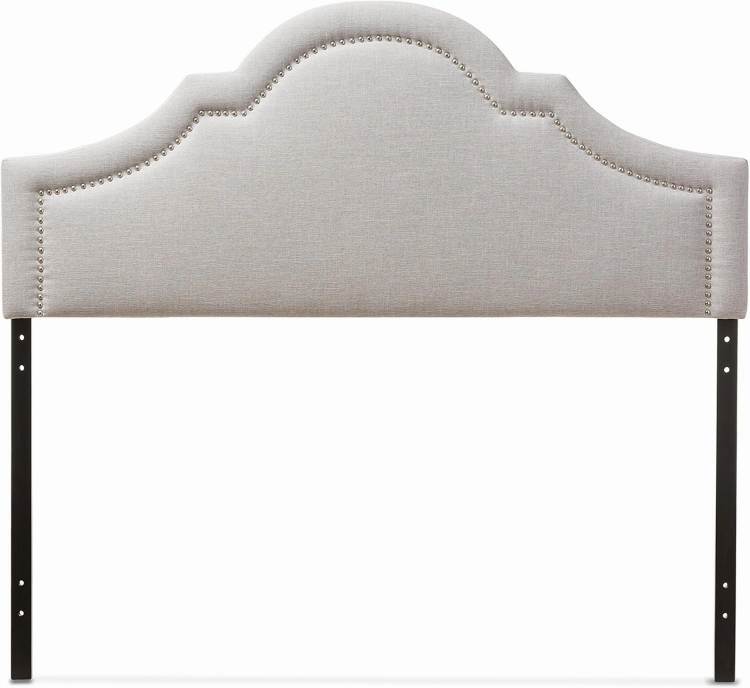 Baxton Studio Rita Headboard, Full, Greyish Beige