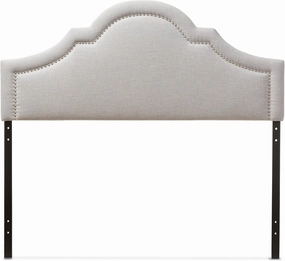 Baxton Studio Rita Headboard, Full, Greyish Beige