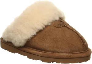 BEARPAW Loki Youth Hickory Size 4 | Youth 's Slippers | Youth 's Shoes | Comfortable & Light-Weight