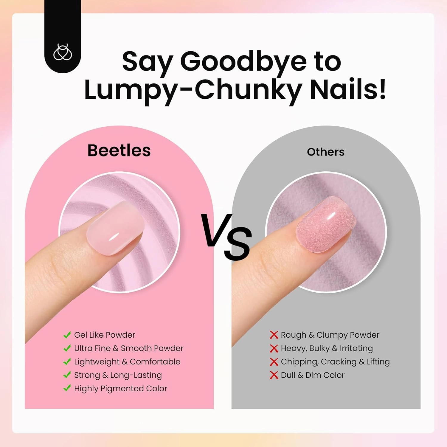 Beetles Pink Nude Dip Powder Nail Kit, 20 Colors Neutral Jelly Pink Sheer Glitter White Dip Nails Powder Starter Kit, Jelly Effect French Nail Art Starter Manicure Salon DIY Home Gift for Women