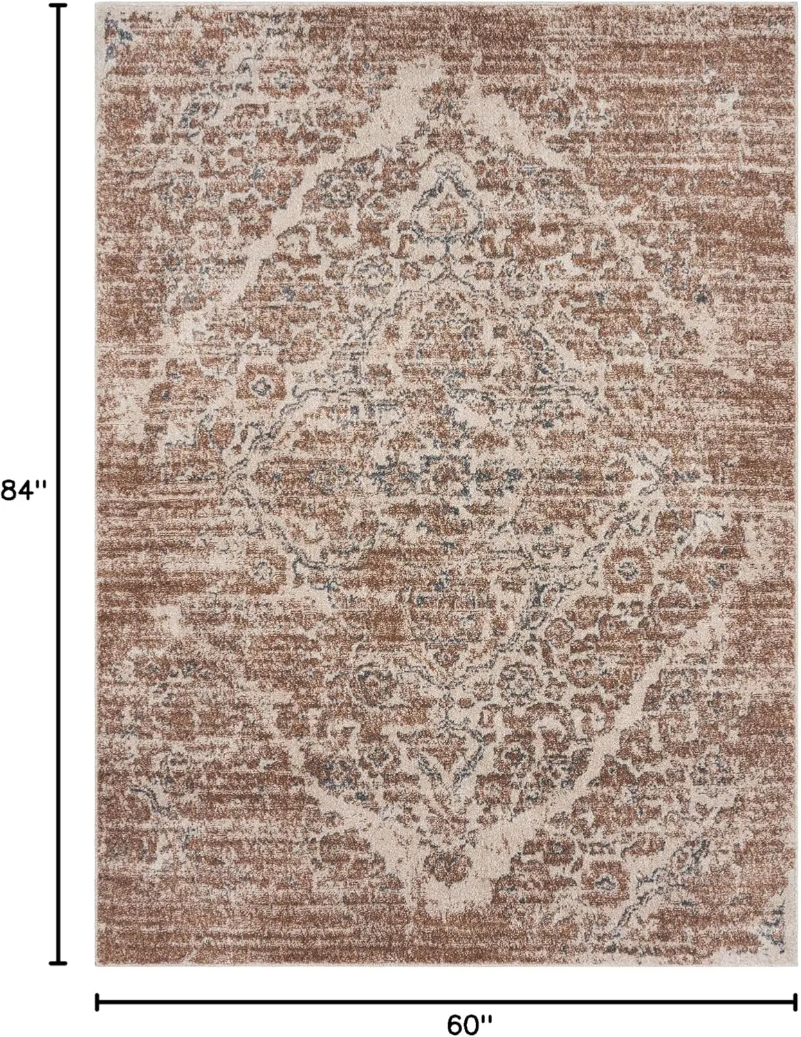Beige 5x7 Area Rug