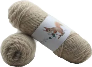 Beige Camel Squirrel Cashmere Yarn Fashion Crochet Yarn DIY Squirrel Knit Yarn Weaving Yarn Hand Knitting Yarn Knitting Materials for Winter Sweater Hat Scarf 600g/8 skeins