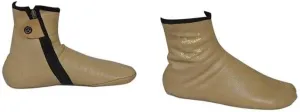 Beige Winter Leather Socks Khuff Slipper Home Shoes 100% Halal (6-12 Size) By ADEEFA ENTERPRISES. (Beige, US Footwear Size System, Adult, Women, Numeric, Medium, 10)