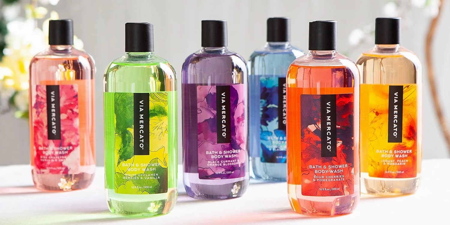 Bella Collection, Hydrates & Invigorates, Shower Gel, 500 ML, No. 4 - Pink Grapefruit, Vervain & Cassis