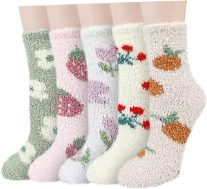 Benefeet Sox Womens Fuzzy Socks Cute Animal Fluffy Soft Socks Funny Plush Cozy Socks Warm Winter Sleep Socks