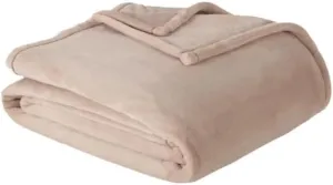 Berkshire Life LuxeLoft Blanket (Beige, Twin)