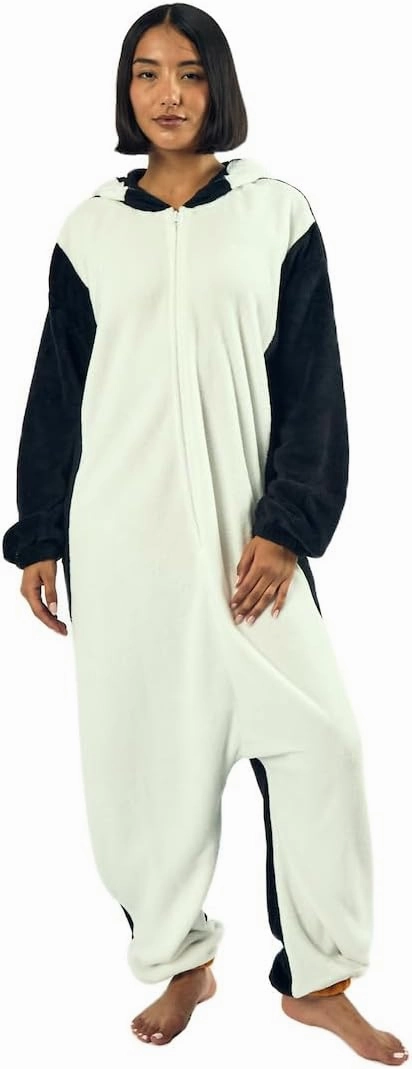 Bioworld Penguin Adult Hooded Kigurumi Union Suit