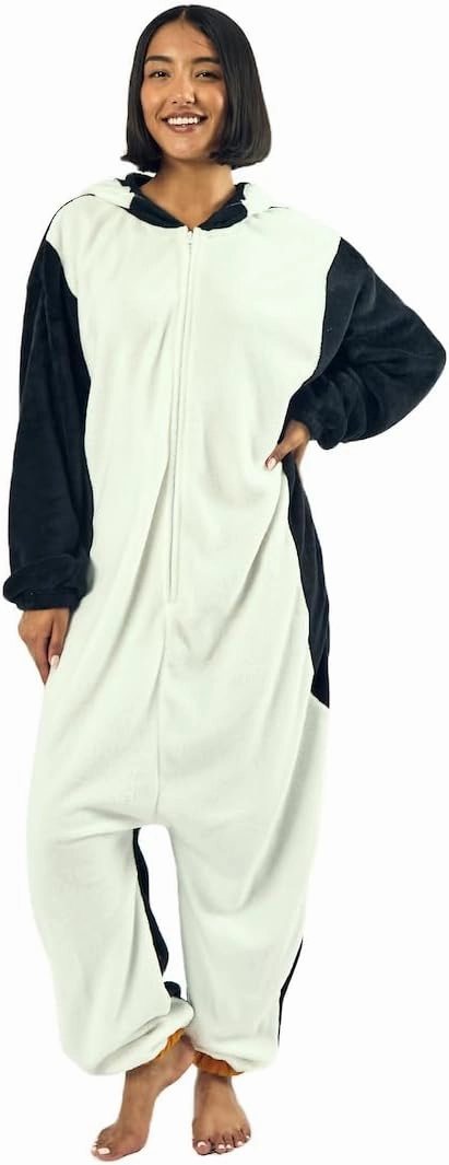 Bioworld Penguin Adult Hooded Kigurumi Union Suit