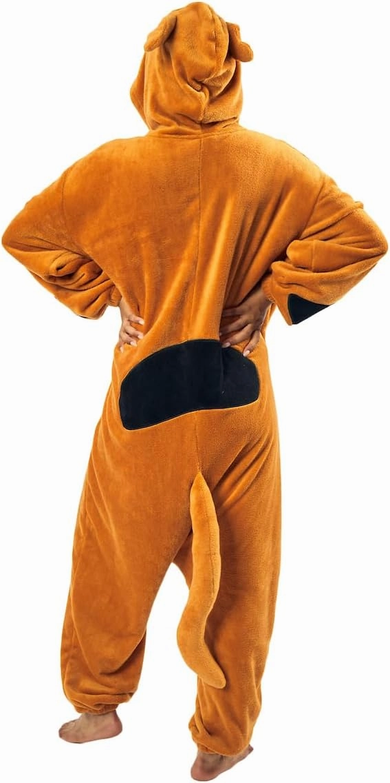 Bioworld Scooby Doo Adult Kigurumi Union Suit With Hood