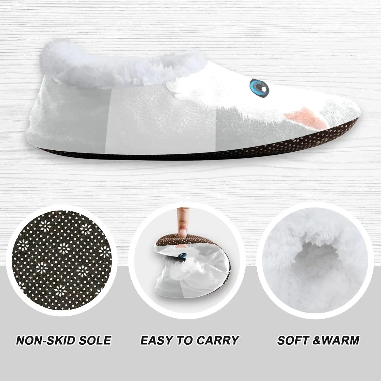 Boccsty Boys Girls House Slippers Kids toddler Home Shoes Winter Indoor shoes XS-S