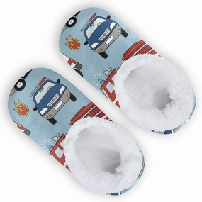 Boccsty Toddler Boys Girls Warm Slippers House Slippers Kids Home Shoes Winter Indoor shoes XS-S