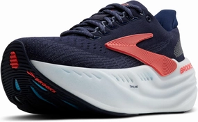 Brooks Women’s Glycerin Max Neutral Running & Walking Shoe - Peacoat/Blue Ribbon/Hot Coral - 6 Medium