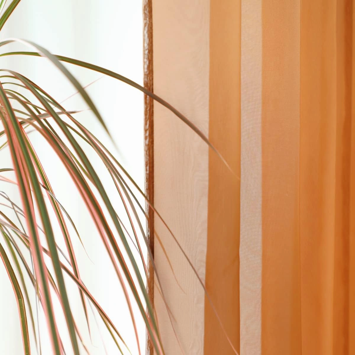 Brown Sheer Curtains 84 Inches Length 2 Panels Set Window Sheer Curtains Basic Rod Pocket for Bedroom Children Living Room Yard Kitchen