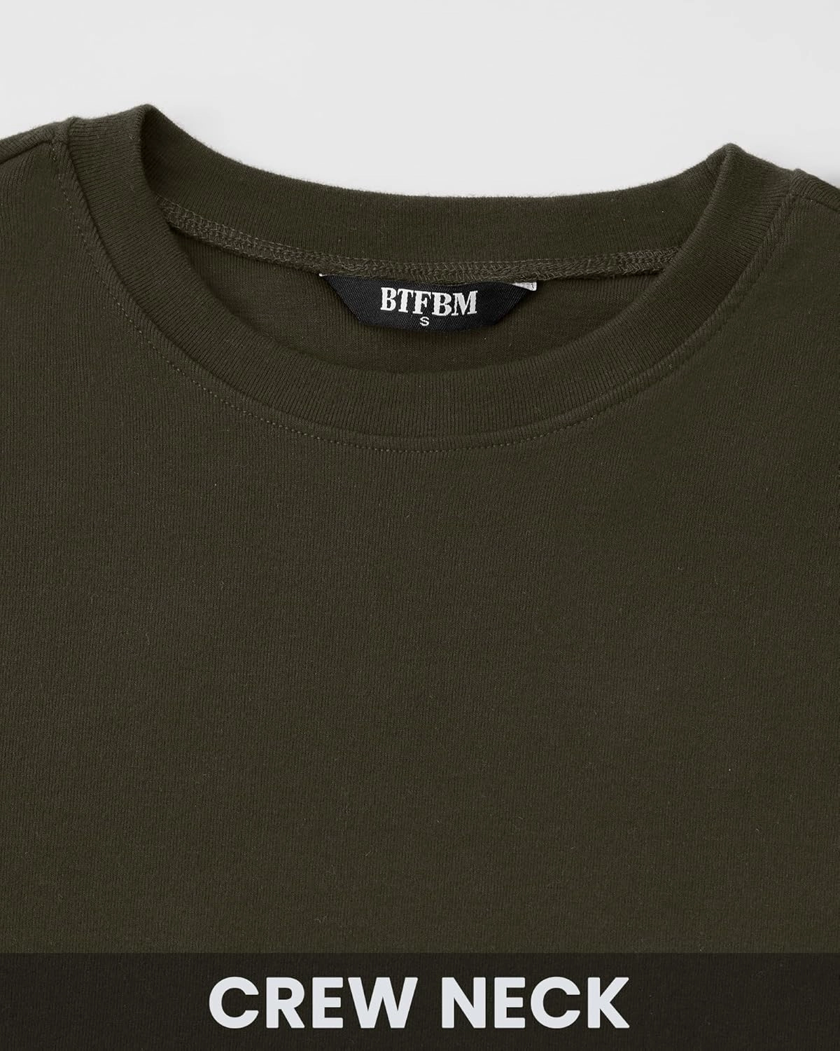 BTFBM Womens Casual Long Sleeve Tops Spring Fall 2025 Crew Neck Workout Shirt Stretchy Slim Fit Basic Y2K Going Out Top