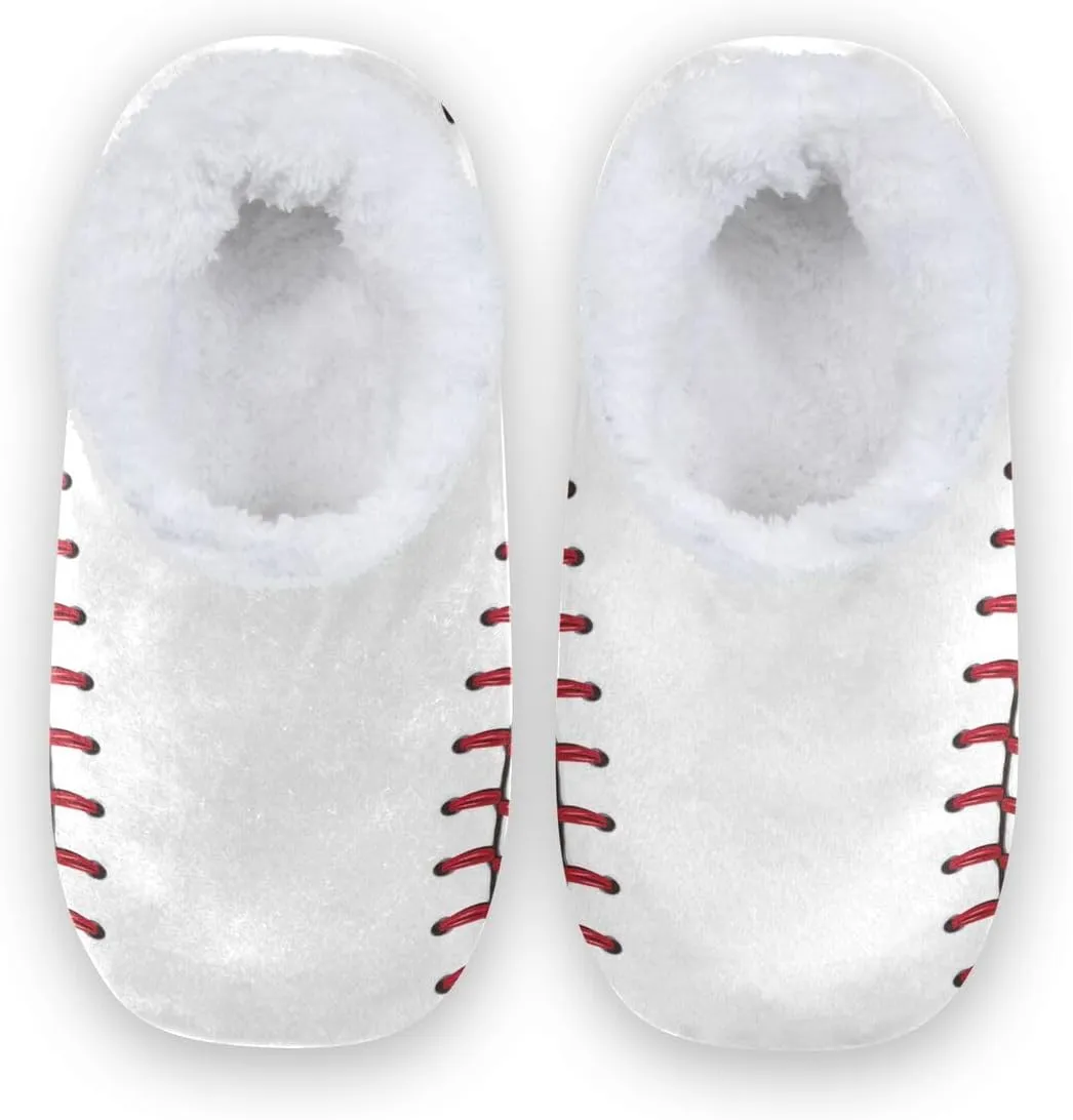 Cartoon Slippers for Women and Men, Womens Coral Fleece Indoor Slippers