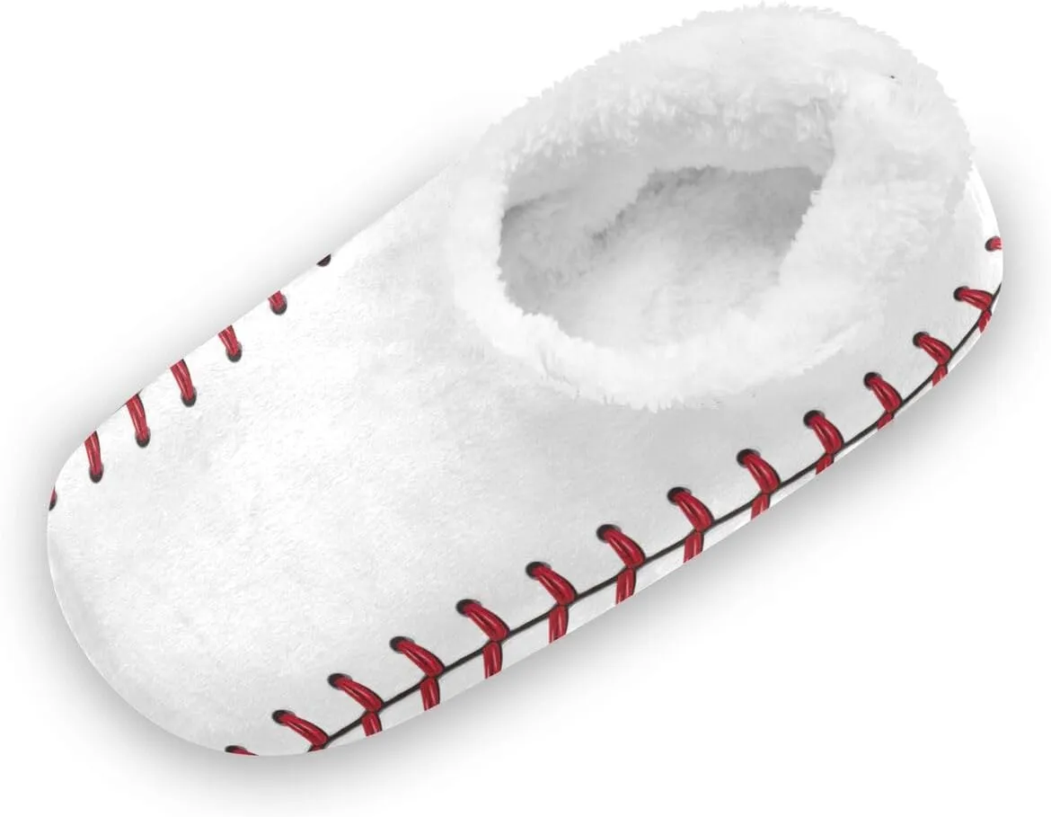Cartoon Slippers for Women and Men, Womens Coral Fleece Indoor Slippers