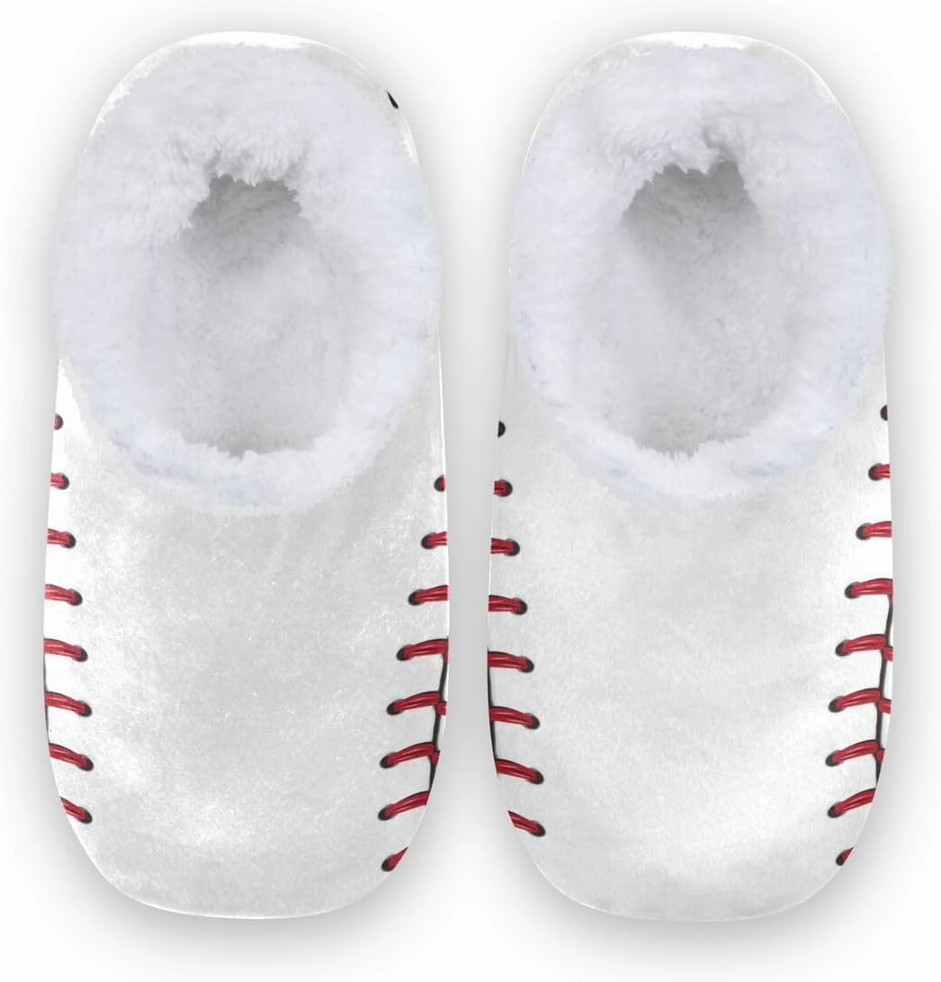 Cartoon Slippers for Women and Men, Womens Coral Fleece Indoor Slippers