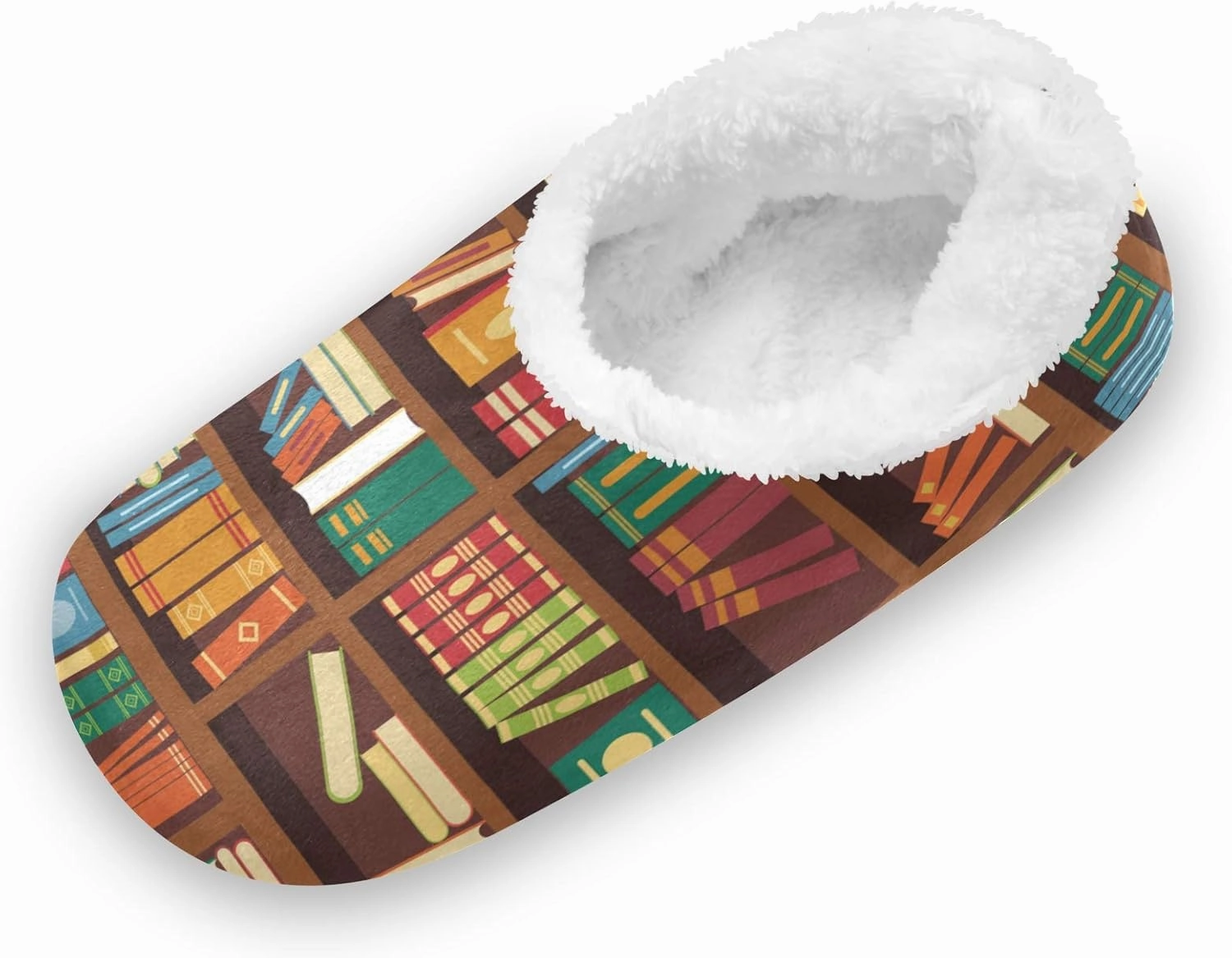 Cartoon Slippers for Women and Men, Womens Coral Fleece Indoor Slippers