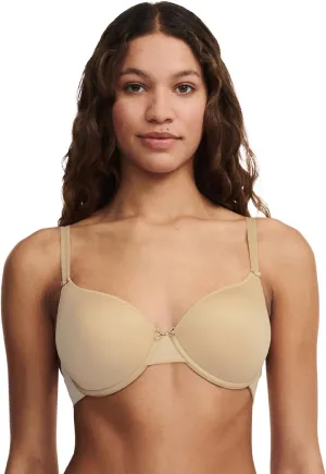 Chantelle Women's Basic Invisible Smooth T-Shirt Bra , Beige , 36G (36DDDD)