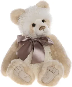 Charlie Bears – Tessa | 2023 Beige Collectable Soft Teddy Bear with Bow