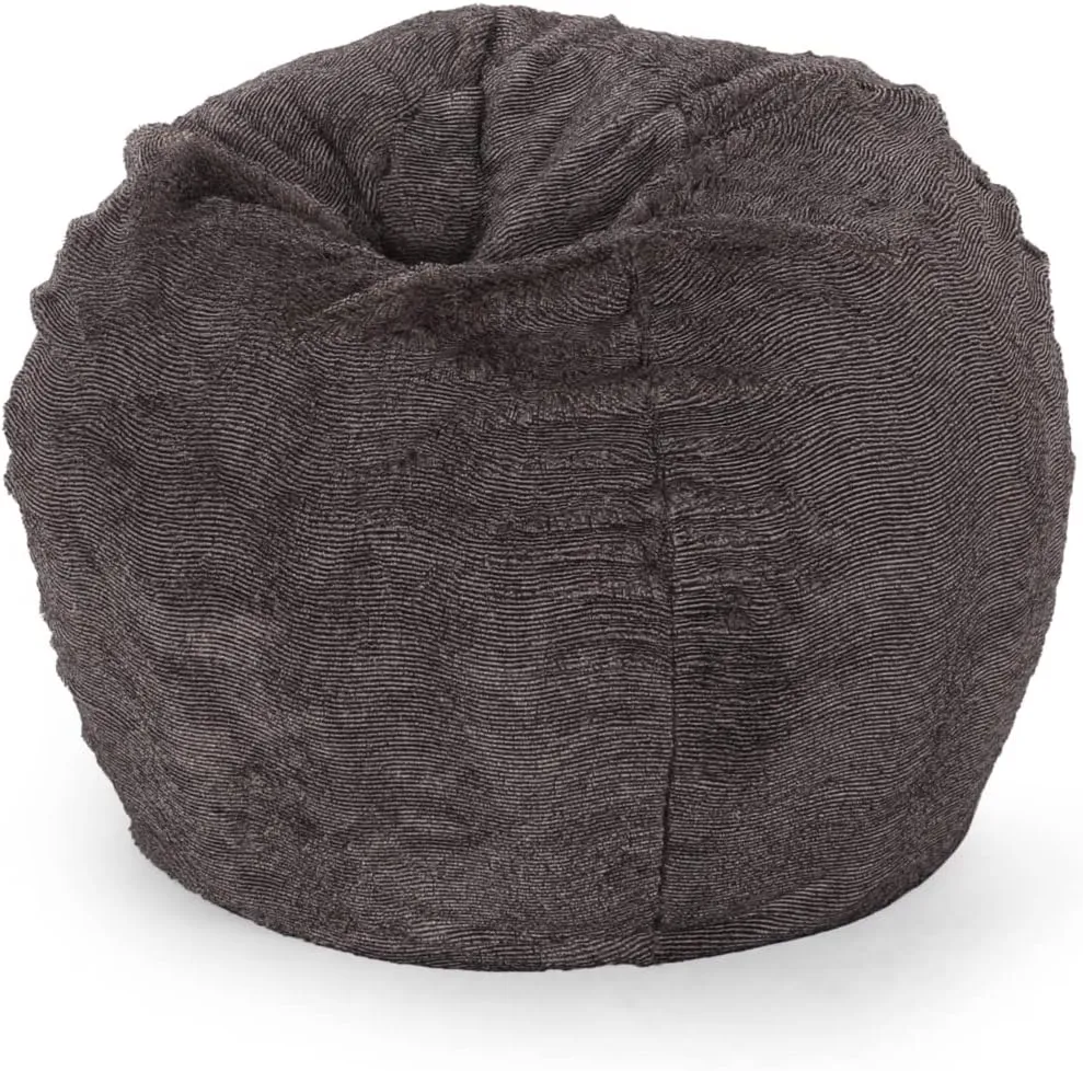 Christopher Knight Home Greyrock Bean Bag, Brown and Beige