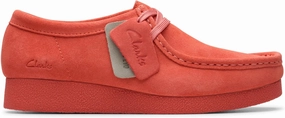 Clarks Wallabeeevo Women's Trainers, Coral Suede, 6 Women