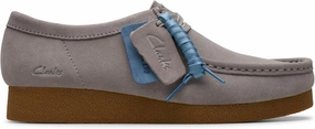 Clarks Wallabeeevo Women's Trainers, Dark Grey Sde, 9.5 Women